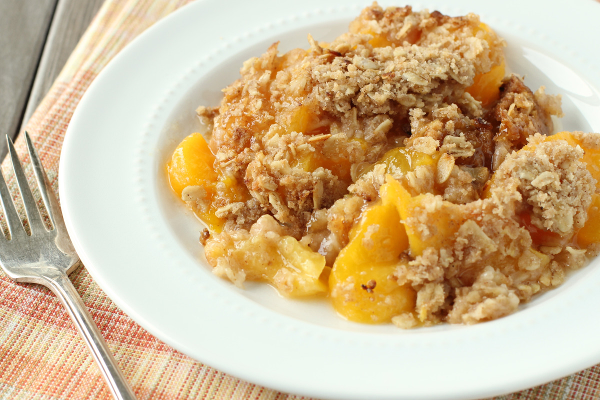 Paula Deen Peach Crisp